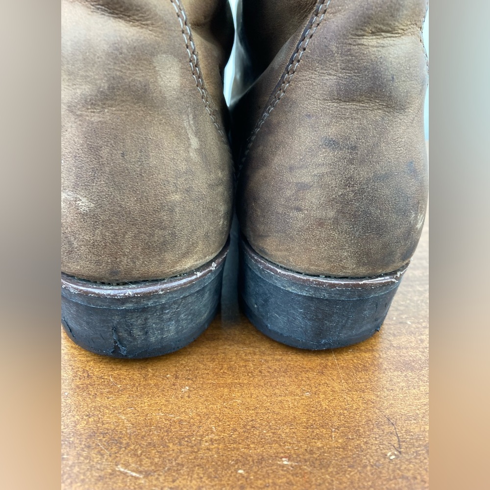 Laredo Brown Leather Western Kiltie Boots - Picture 10 of 13